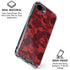 Red Street Camo iPhone 16e Clear Case