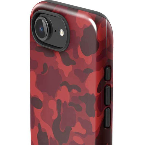 Red Street Camo iPhone 16e Impact Case
