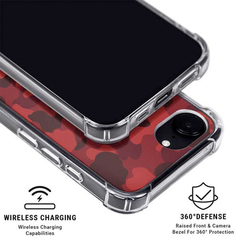Red Street Camo iPhone 16e MagSafe Case
