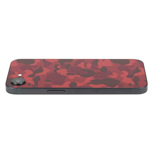 Red Street Camo iPhone 16e Skin