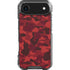 Red Street Camo iPhone 17 Air Clear Case