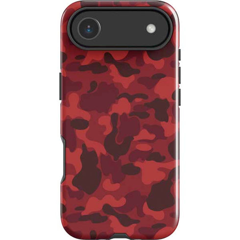 Red Street Camo iPhone 17 Air Impact Case