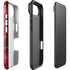 Red Street Camo iPhone 17 Air Impact Case