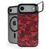 Red Street Camo iPhone 17 Air Kickstand Case