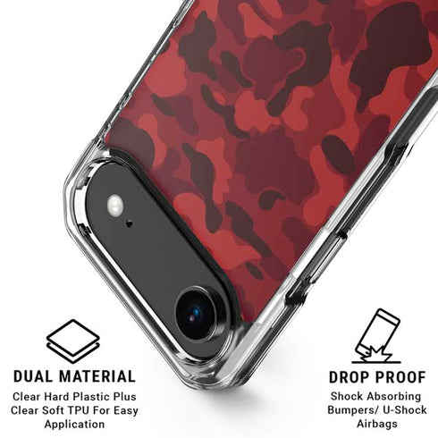 Red Street Camo iPhone 17 Air MagSafe Case