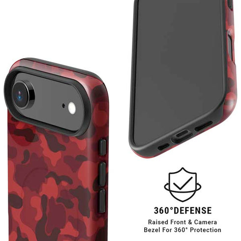 Red Street Camo iPhone 17 Air Magsafe Impact Case