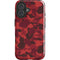 Red Street Camo iPhone 17 Impact Case