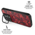 Red Street Camo iPhone 17 Kickstand Case