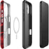 Red Street Camo iPhone 17 Magsafe Impact Case