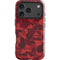 Red Street Camo iPhone 17 Pro Impact Case
