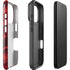 Red Street Camo iPhone 17 Pro Impact Case