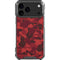 Red Street Camo iPhone 17 Pro Max Clear Case