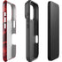 Red Street Camo iPhone 17 Pro Max Impact Case
