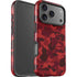 Red Street Camo iPhone 17 Pro Max Impact Case