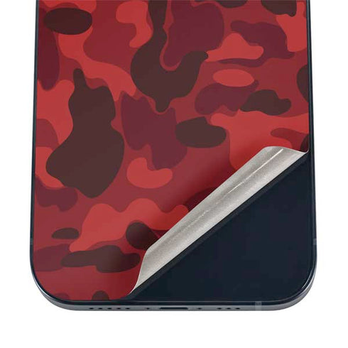 Red Street Camo iPhone 17 Pro Max Skin