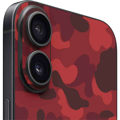 Red Street Camo iPhone 17 Skin