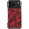 Red Street Camo iPhone 18 Pro Max Clear Case