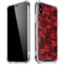 Red Street Camo iPhone X/XS Clear Case