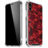 Red Street Camo iPhone X/XS Clear Case