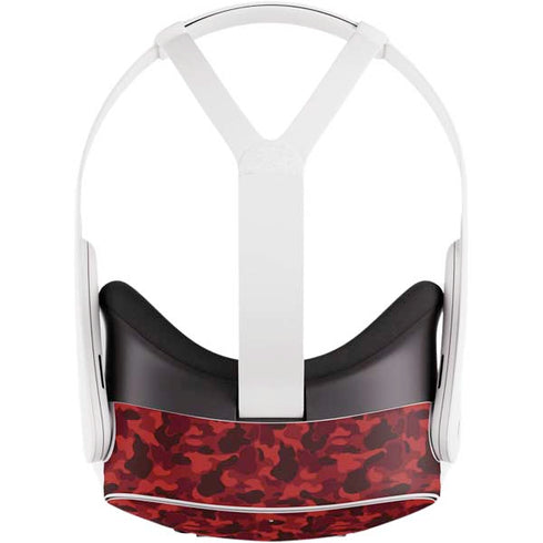 Red Street Camo Meta Quest 3S Skin