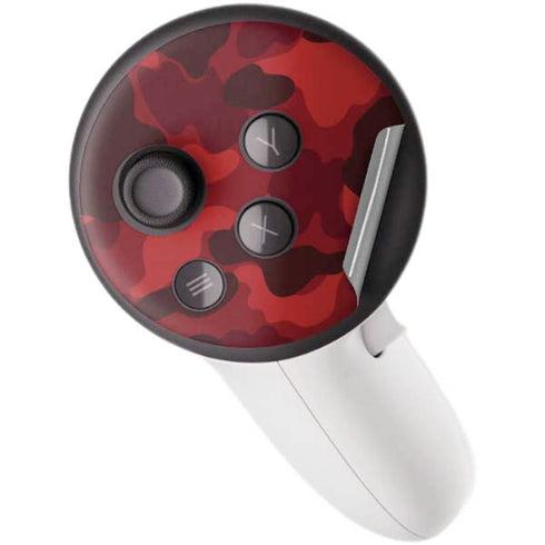 Red Street Camo Meta Quest 3S Skin
