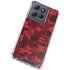 Red Street Camo Moto G 5G (2025) Clear Case