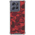 Red Street Camo Moto G Power 5G (2025) Clear Case