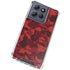 Red Street Camo Moto G Power 5G (2025) Clear Case