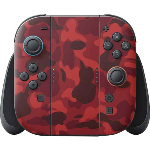 Red Street Camo Nintendo Switch 2 (2025) Joy-Con Controller Skin
