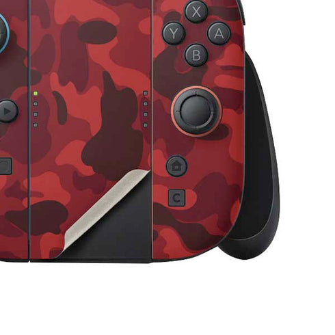 Red Street Camo Nintendo Switch 2 (2025) Joy-Con Controller Skin