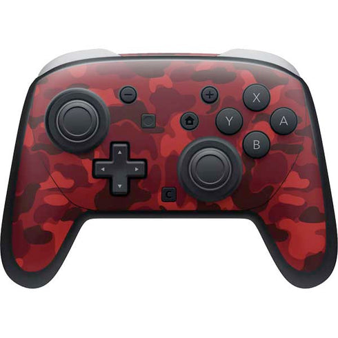 Red Street Camo Nintendo Switch 2 (2025) Pro Controller Skin
