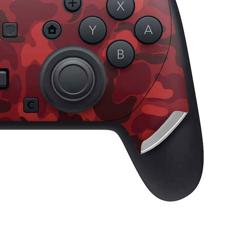 Red Street Camo Nintendo Switch 2 (2025) Pro Controller Skin