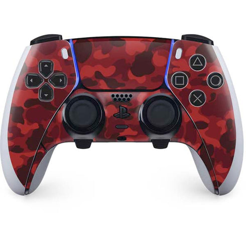 Red Street Camo PlayStation PS5 Skins