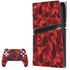 Red Street Camo PlayStation PS5 Skins