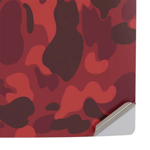 Red Street Camo PS5 Pro Console Skin