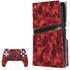 Red Street Camo PlayStation PS5 Skins