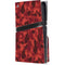 Red Street Camo PS5 Pro Disk Console Skin
