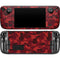 Red Street Camo Steam Deck Handheld Gaming Computer OLED Skin