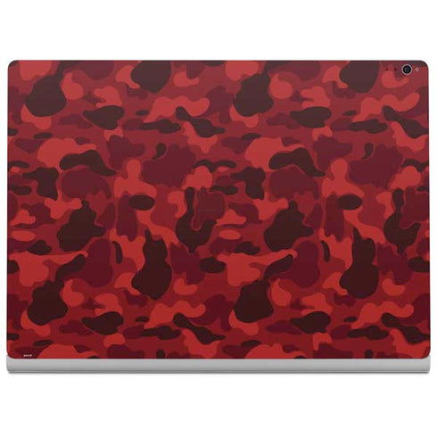 Red Street Camo Surface Book 2 15in Skin