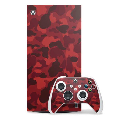 Red Street Camo Xbox Series X Skins