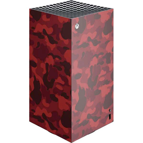 Red Street Camo XBox Series X Digital Edition Console Skin