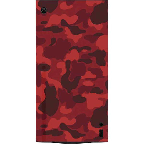 Red Street Camo XBox Series X Digital Edition Console Skin