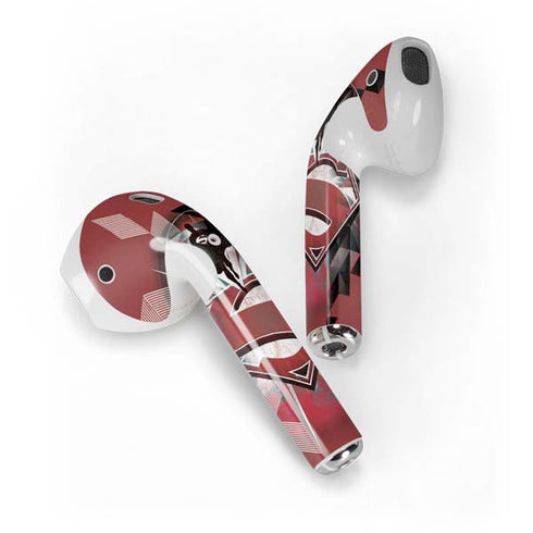 DC Comics Superman Red Pattern Apple AirPods Skin
