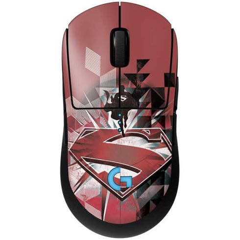 DC Comics Superman Red Pattern G Pro Wireless Gaming Mouse Skin
