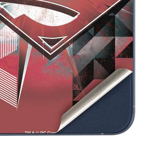 DC Comics Superman Red Pattern Galaxy A35 5G Skin