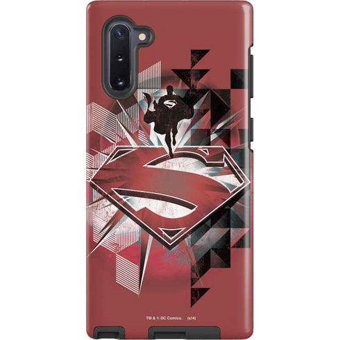 DC Comics Superman Red Pattern Galaxy Cases