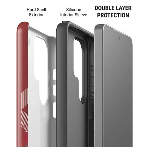 DC Comics Superman Red Pattern Galaxy S26 Ultra Impact Case