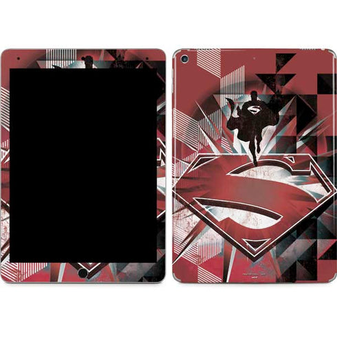 DC Comics Superman Red Pattern iPad Skins