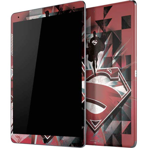 DC Comics Superman Red Pattern iPad Skins