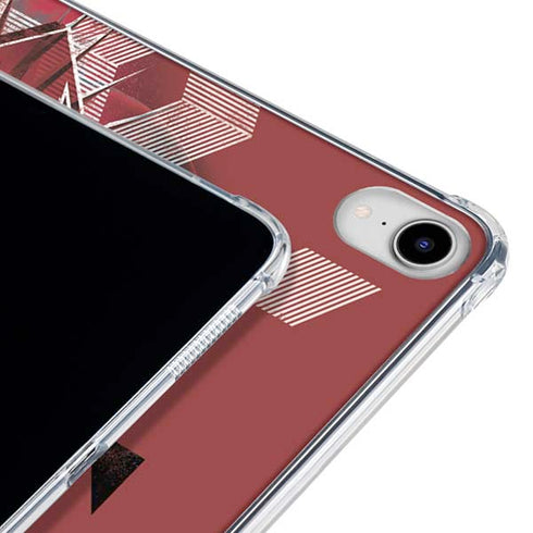 DC Comics Superman Red Pattern iPad 11th Gen (2025) Clear Case